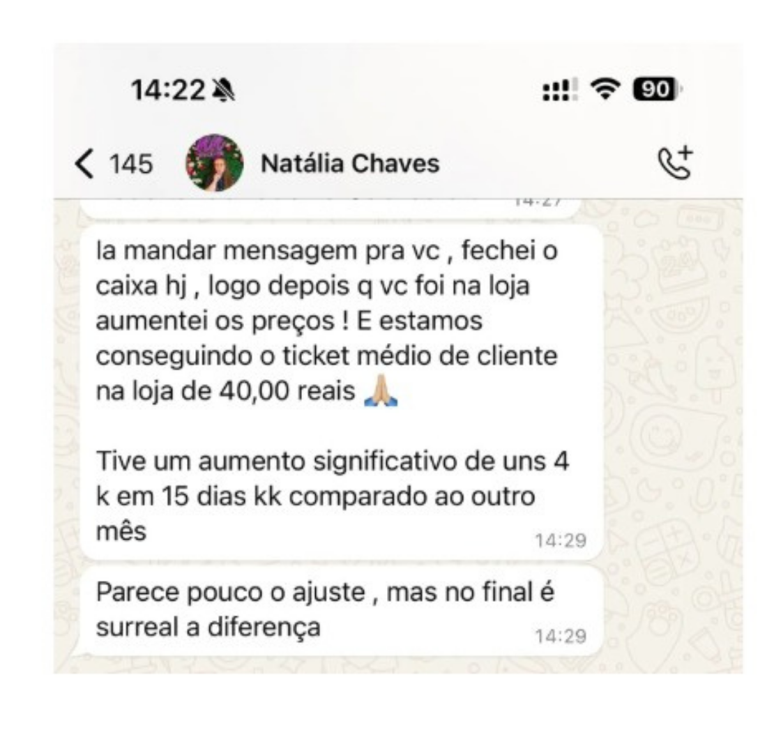 Depoimento real de aluna 2